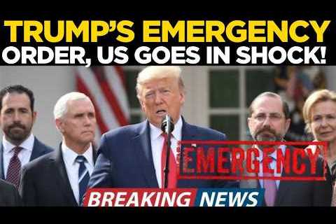 Donald Trump Declares Emergency LIVE | Historic White House Announcement Rocks the Nation! | US News