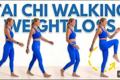 10 Min Tai Chi Walking for Weight Loss | Low-Impact Home Routine