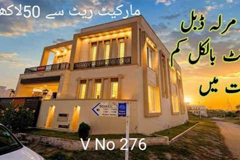 7 Marla brand new double unit corner house for sale in very low budget bahria  Rawalpindi phase 8