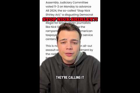 Victor Reacts: California Democrats Are Trying to Target Citizen Journalists (VIDEO)