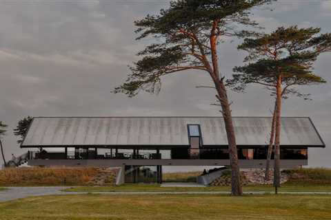 They Turned Soviet-Era Military Bunkers Into a Glass-Walled Multigenerational Home