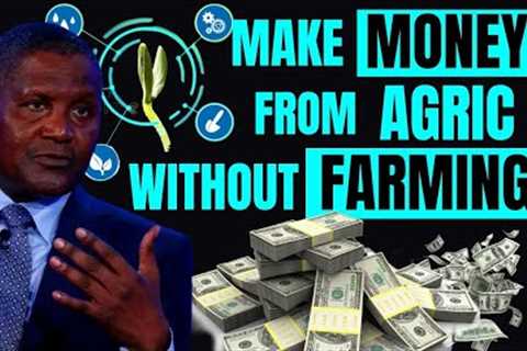 10 Profitable Agriculture Business Ideas which requires no farming