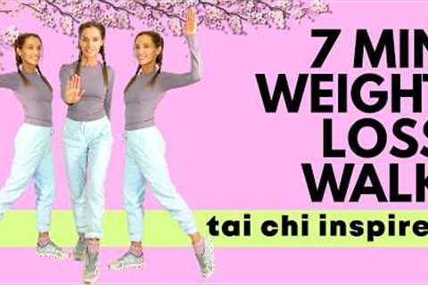 7 Minute Walking Exercise for Weight Loss | Tai Chi Inspired Walk Fat Burning - Lucy Wyndham-Read