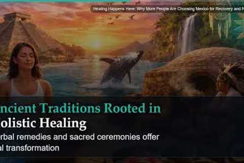 Healing Happens Here: Why More People Are Choosing Mexico for Recovery and Renewal