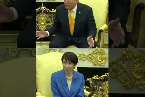 Trump compares Iran strikes to Pearl Harbor in meeting with Japan's Prime Minister