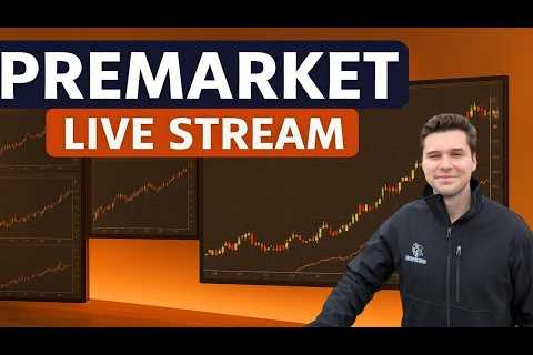 🔴 Premarket Webinar | Gap Down Reversed - AMZN Cloud Deal, Trump Speaking Live!