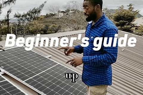 How to install solar panels using aluminium interlock (tutorial 1)