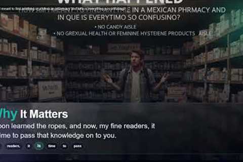 How am I meant to find anything in a Mexican pharmacy and why is everything so confusing?