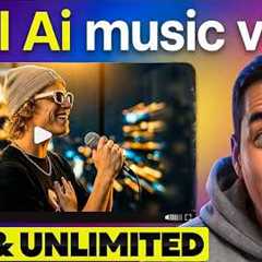 UNLIMITED: This FREE AI Music Video Generator Changes Everything | How to Make VIRAL AI Music Videos