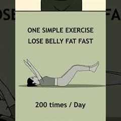 One Simple Exercise to Lose Belly Fat Fast