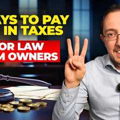 Law Firm Owner Tax Strategy #taxes #taxsavings #scorporation