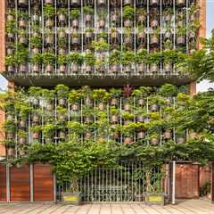 More Than a Hundred Floating Plants Form the Front of This Vietnamese Home