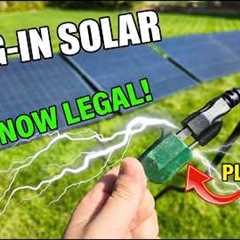 DIY Plug-In Solar Power LEGAL in All 50 States! (First Look at Craftstrom Solar)