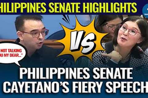 Alan Peter Cayetano Explodes in Senate! | Cayetano's Full Speech | Philippines Senate Highlights