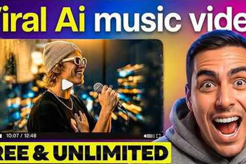 UNLIMITED: This FREE AI Music Video Generator Changes Everything | How to Make VIRAL AI Music Videos