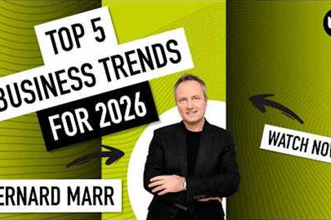 Top 5 Business Trends For 2026