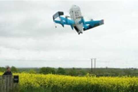 Amazon’s drones touch down in Darlington in UK delivery first