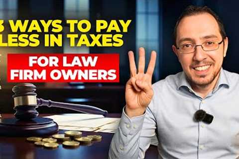 Law Firm Owner Tax Strategy #taxes #taxsavings #scorporation