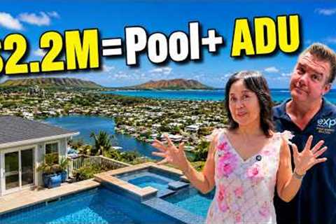 Living in Kailua Hawaii: pool house with a legal ADU in the back.