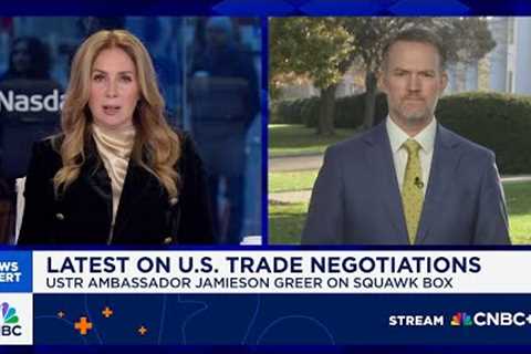 U.S. Trade Rep. Jamieson Greer: We've essentially reached a deal with Switzerland