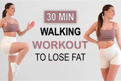 30 MIN FAST WALKING FAT BURN - Lose Weight to the Beat | No Repeat, No Jumping, Sweaty + Fun