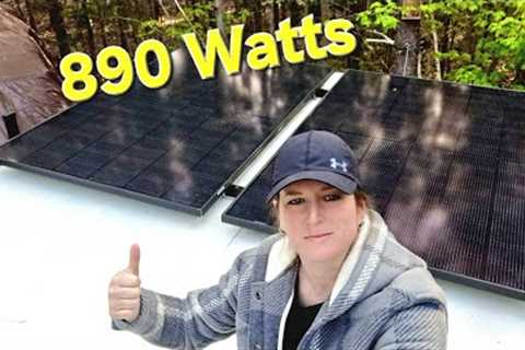 Rooftop Solar is Mounted!