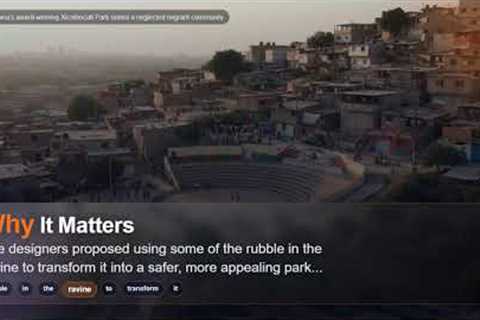How Tijuana's award-winning Xicoténcatl Park united a neglected migrant community