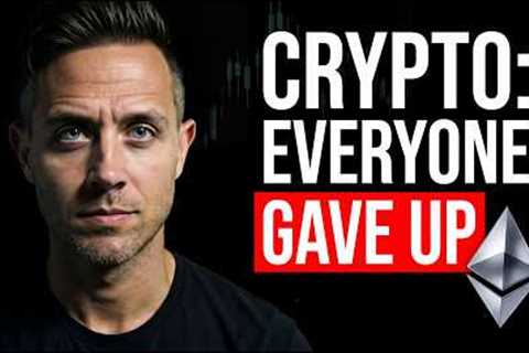 CRYPTO Bulls Are QUITTING Towards The Bottom...