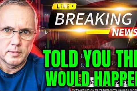 I Told You This Would Happen With The Crypto Market! URGENT Crypto News You Need NOW!