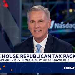 Former House Speaker Kevin McCarthy: The House Republican tax package will get done