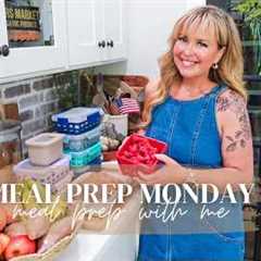 MEAL PREP MONDAY // WEEKLY HEALTHY EATING PREP FOR WEIGHT LOSS MAINTENANCE