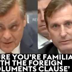 Dan Goldman Grills Jonathan Turley About Legality Of Trump's Dealings With Foreign Governments