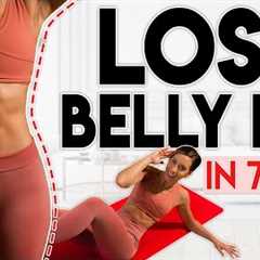 LOSE FAT in 7 days (belly, waist & abs) | 5 minute Home Workout