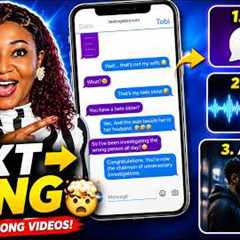 I Turned Text Messages Into VIRAL Singing Chat Videos (100% Free)