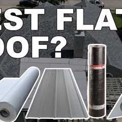What Is The Best Material For Flat Roofs? Residential Homes in Houston TX
