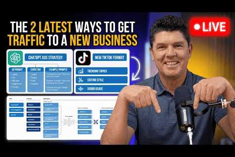 The 2 Latest Ways to Get Traffic To A New Business (straight out of Bill's traffic lab)