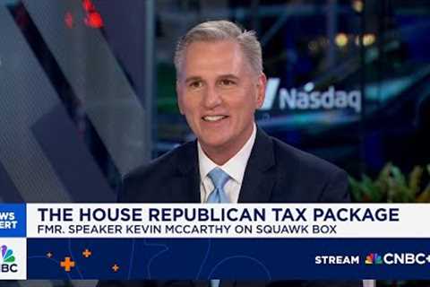 Former House Speaker Kevin McCarthy: The House Republican tax package will get done