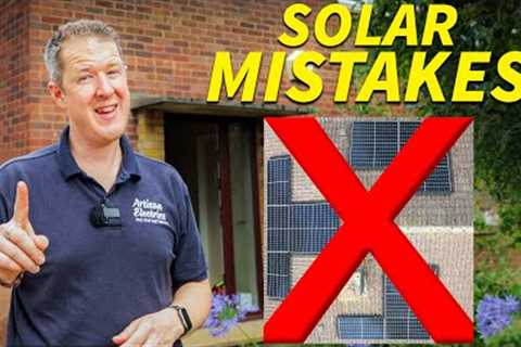 5 MISTAKES to avoid when installing Solar ❌