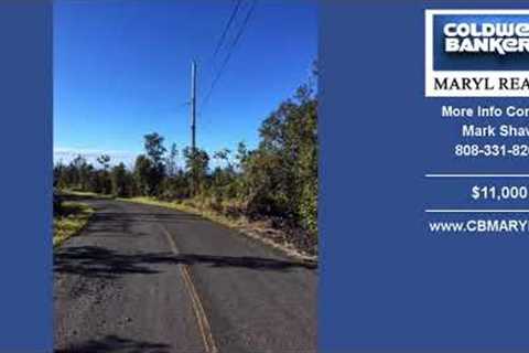 Land For Sale Ocean View HAWAII Real Estate $11000 on 1.032 Acre by Mark Shaw