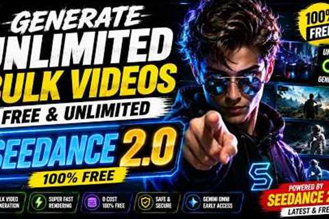 Generate Unlimited Bulk Videos FREE With Claude AI | Free & Unlimited Seedance 2.0 + Gemini Omni