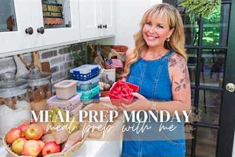 MEAL PREP MONDAY // WEEKLY HEALTHY EATING PREP FOR WEIGHT LOSS MAINTENANCE