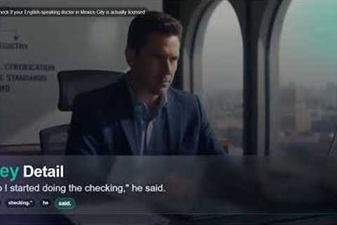 How to check if your English-speaking doctor in Mexico City is actually licensed