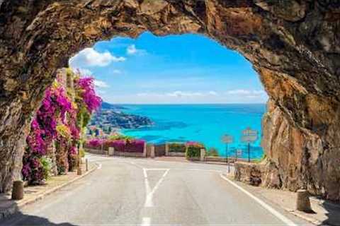 This French Riviera Road Is Unreal | Drive Above Monaco from Menton to Nice:From Azure Sea to Cliffs