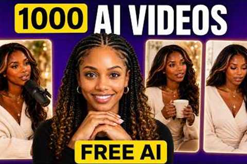 How I Make 1,000 AI Podcast Videos From ONE Image (100% Free)