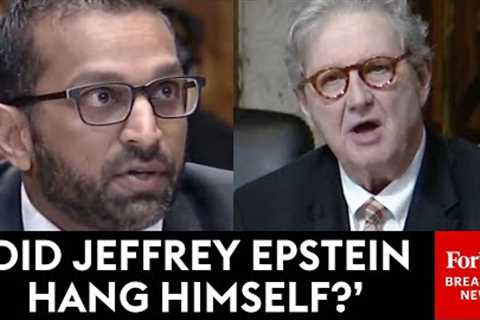 BREAKING NEWS: John Kennedy Asks Kash Patel Point Blank Whether Someone Killed Jeffrey Epstein
