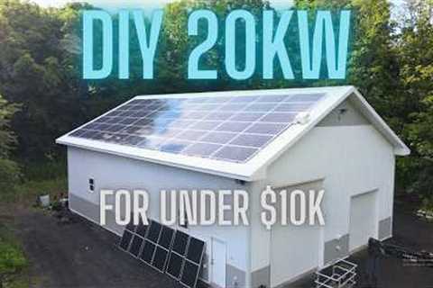 Installing a Massive Solar System on My Shop Roof