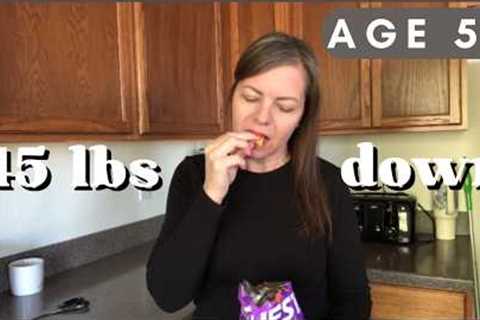 The ONLY 10 Groceries That Helped Me Lose 45 lbs Menopause Weight at 53 (what I eat in a day)
