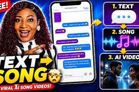 I Turned Text Messages Into VIRAL Singing Chat Videos (100% Free)