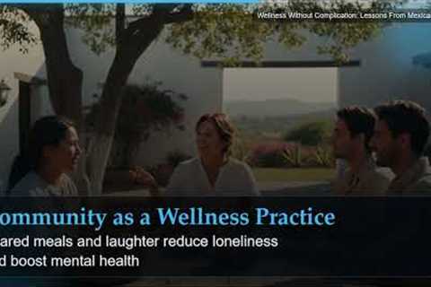 Wellness Without Complication: Lessons From Mexican Living