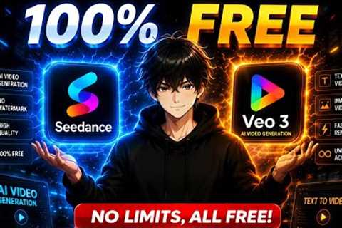 Seedance 2.0 + Veo 3.1 FREE Method 🤯 | 100% FREE AI Video Generator (No Watermark)